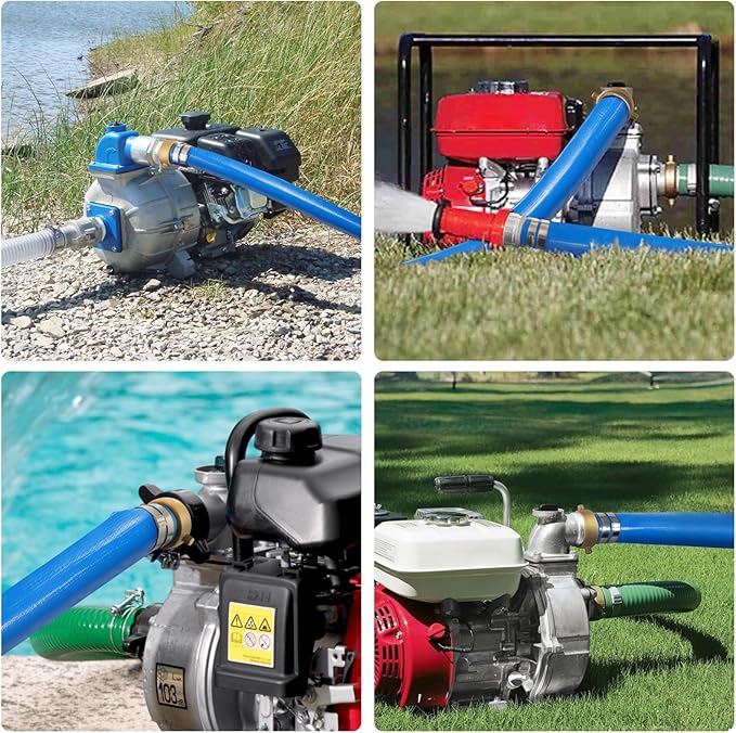 2" x 50 ft Backwash Hose for Swimming Pools, Heavy Duty PVC Lay Flat Water - Image 6