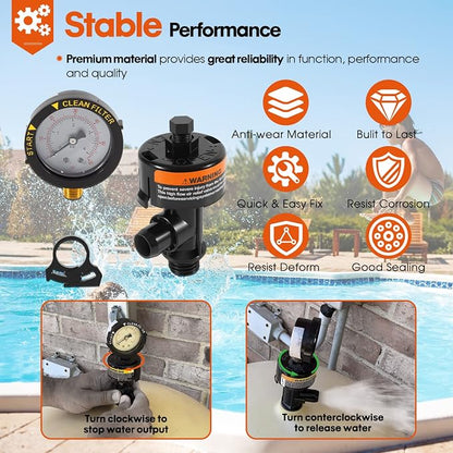98209800 High Flow Manual Relief Valve/Air Relief Manual Valve Assembly - Image 4
