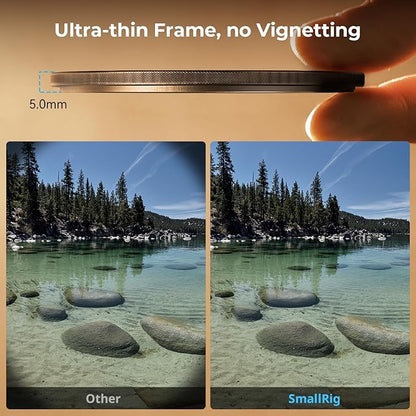 SmallRig 67mm Magnetic Circular Polarizers Filter + 67mm Threaded Filter Ring - Image 5