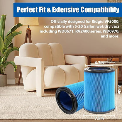 2 Pack 3-Layer VF5000 Replacement Filter - Image 2
