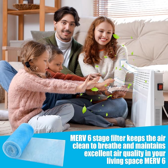 Frienda 20 x 91 Inch Merv 6 Reusable Air Vent Filter Cut to Size Electrostatic - Image 5