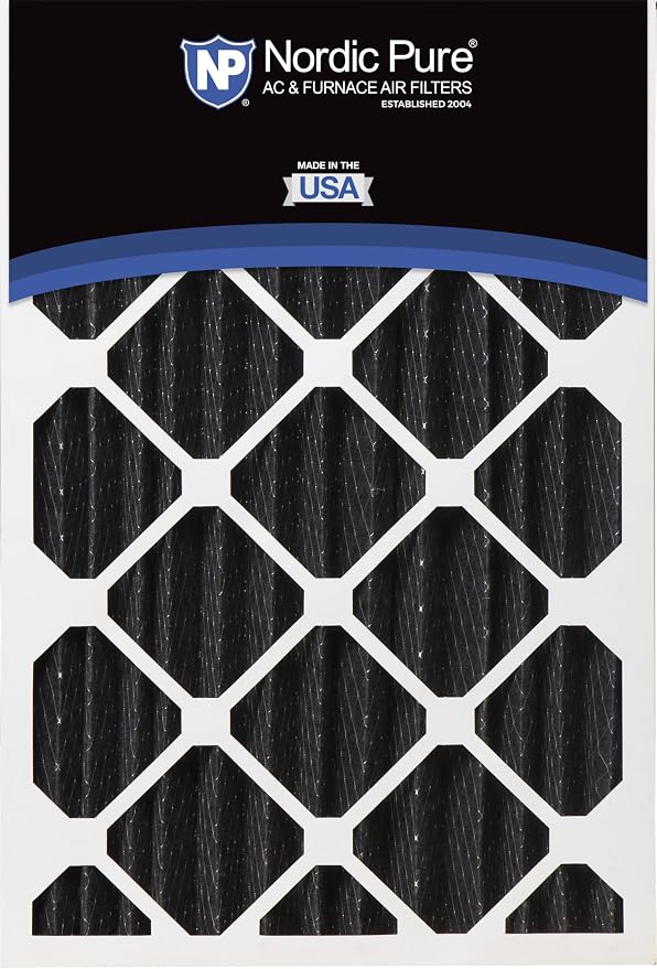 Nordic Pure 20x25x4 Pure Carbon Pleated Odor Reduction Merv 8 Furnace Filters 2 - Image 5