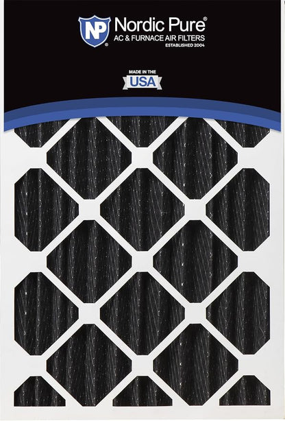 Nordic Pure 20x25x4 Pure Carbon Pleated Odor Reduction Merv 8 Furnace Filter 1 - Image 5