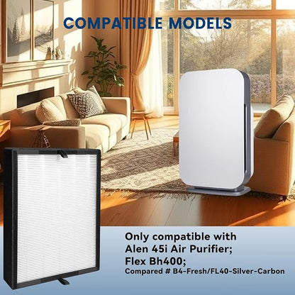 2 Pack True HEPA 45i Replacement Filter, Compatible - Image 2
