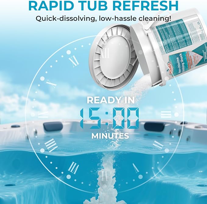 Non-Chlorine Spa Shock for Hot Tub, Chlorine-Free Shock Oxidizer Treatment for - Image 5