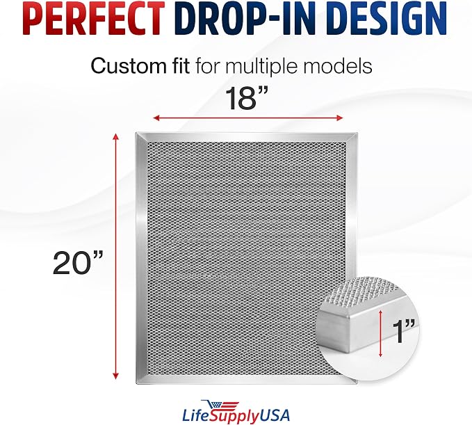 18x20x1 Electrostatic Air Filter, MERV 8, Reusable Furnace AC/HVAC Filter - Image 6