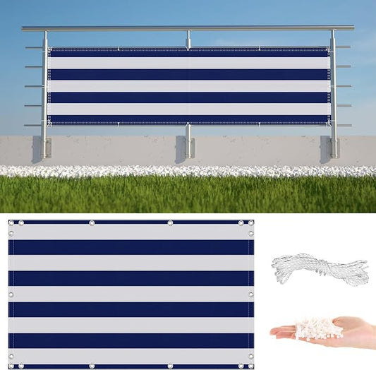 Privacy Fence Screen 6.6' x 16.4' Heavy Duty 165 GSM HDPE Garden Fence by AYLFBFU