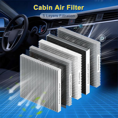 Cabin & Engine Air Filter Kit for 2005-2015 Tacoma 4.0L - Image 4