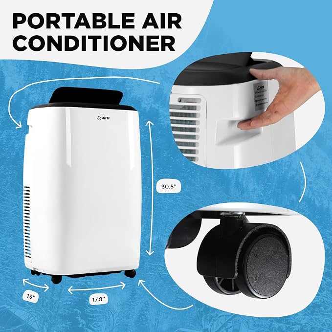 Portable Air Conditioners 8, 000 BTU AIRO COMFORT, AC Unit Floor Standing - Image 9