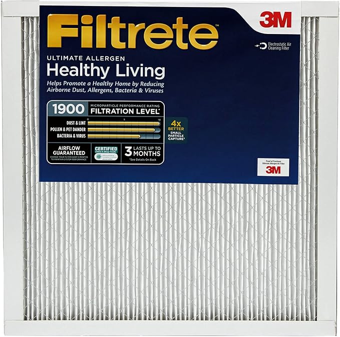 Filtrete 24x24x1 AC Furnace Air Filter, MERV 13, MPR 1900, Premium Allergen - Image 4