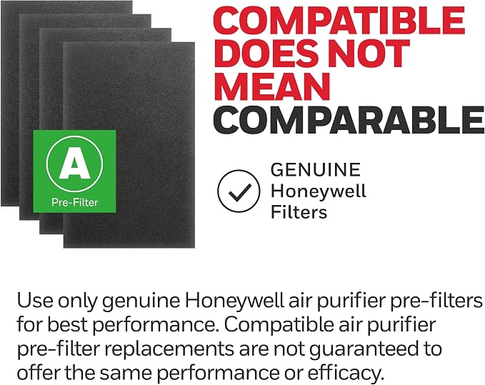 Honeywell HRF-A300 Air Purifier Pre Kit Filter, 4 Piece Set - Image 4