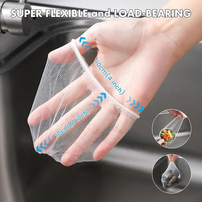 200 Pack Kitchen Sink Strainer Mesh Bag, Anti-Clogging Disposable Sink Drain - Image 4