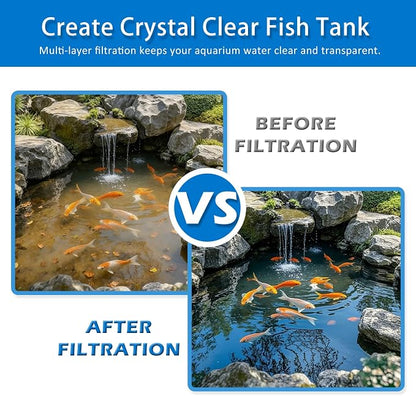 2" Thick Koi Pond Filter Pad, Pond Filter Media, Pond Filter Material White - Image 3