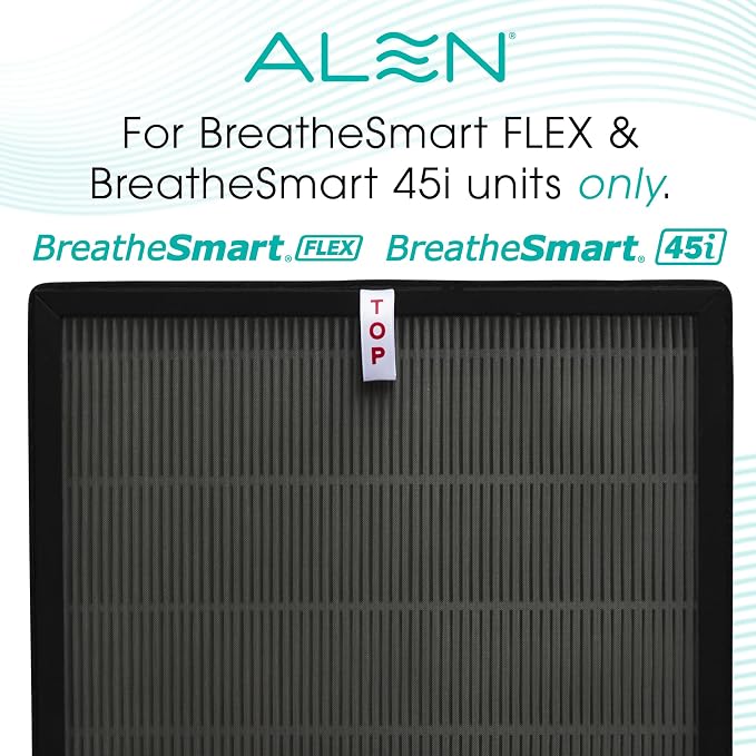 Alen 45i & Flex Replacement Air Filter, B4-Fresh Carbon H13 True HEPA Filter - Image 4