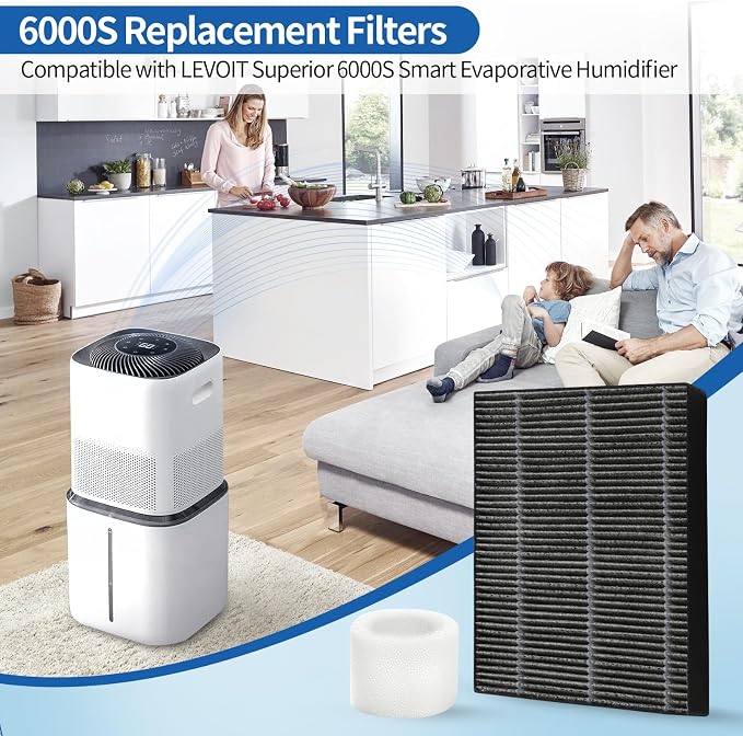 12-Pack Humidifier Premium Replacement Filters - Image 2