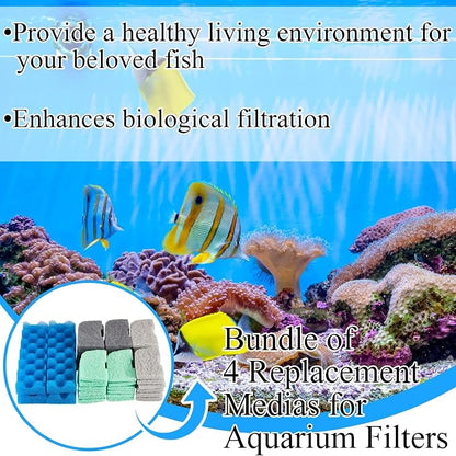 40 Pcs Replacement Filter Media Kit Compatible - Image 5