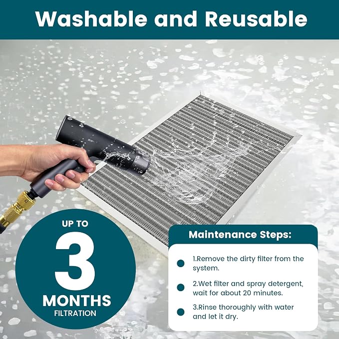 12x24x1 Air Filter-MERV 8, Washable & Reusable Electrostatic Air Filter - Image 6