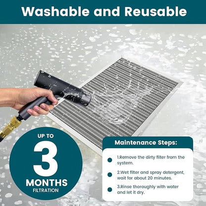 12x24x1 Air Filter-MERV 8, Washable & Reusable Electrostatic Air Filter - Image 6