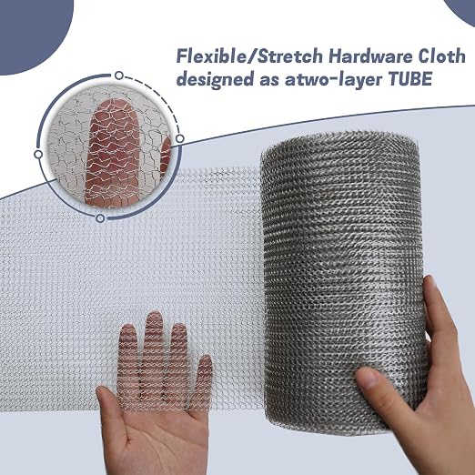 6" X 50 ft 304 Stainless Steel Mesh, Wire Mesh - Image 3