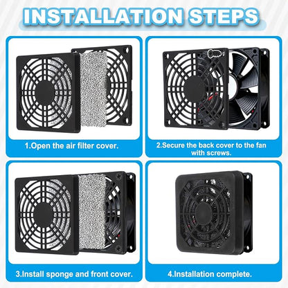 PATIKIL 50mm Fan Filter Grill - Image 5