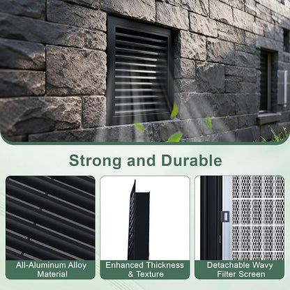 2-Pack Paintable Gable Vents - Image 3