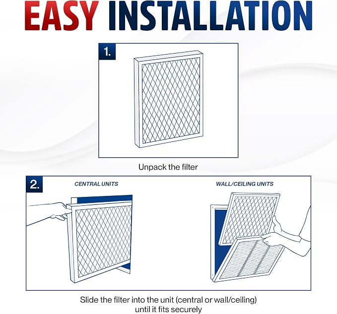 12x12x1 Electrostatic Air Filter, MERV 8, Reusable Furnace AC/HVAC Filter - Image 5