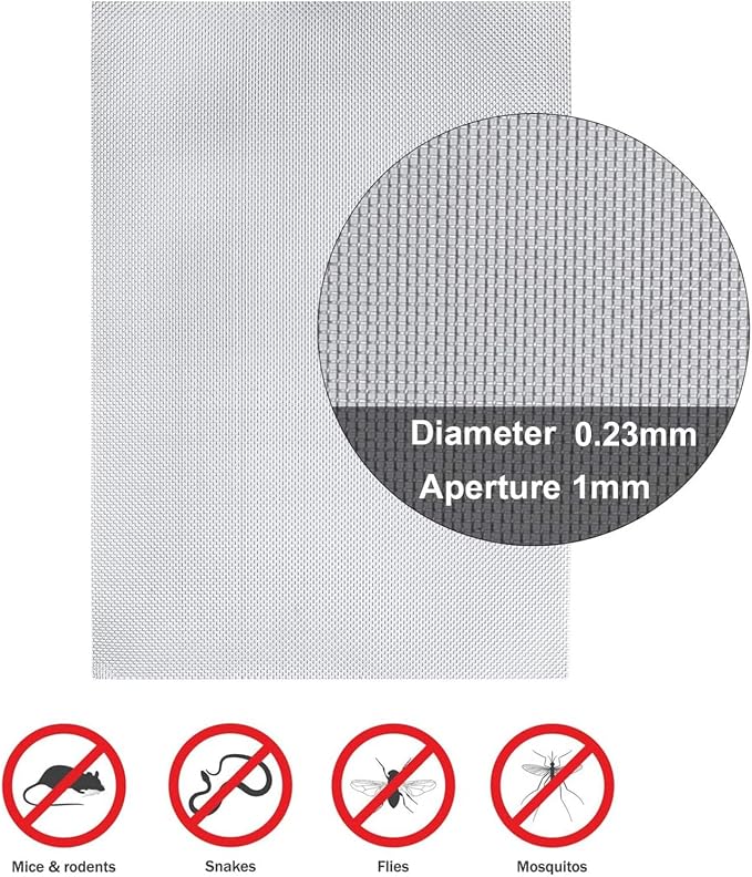 Stainless Steel Woven Wire Mesh, 304 Stainless Steel Insect Screen Mesh - Image 4