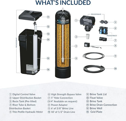 64, 000 Grain Aquasure Harmony Whole House Water Softener - Image 8
