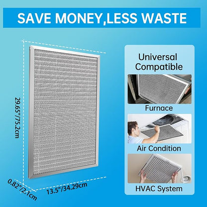 UBeesize 14x30x1 Reusable Electrostatic Air Filter HVAC AC Furnace Filter - Image 4