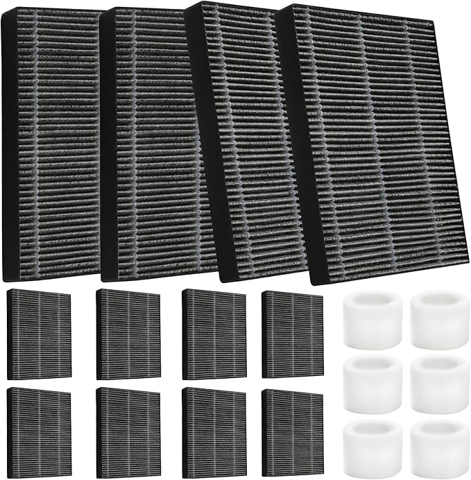 DerBlue 12pcs Wick Replacement Filter and 6pcs Top Fill Humidifier Replacement by HOME