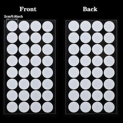Zonon 256 Pieces Synthetic Filter Paper Stickers 20 mm 0.3 ?m Synthetic Filter - Image 2