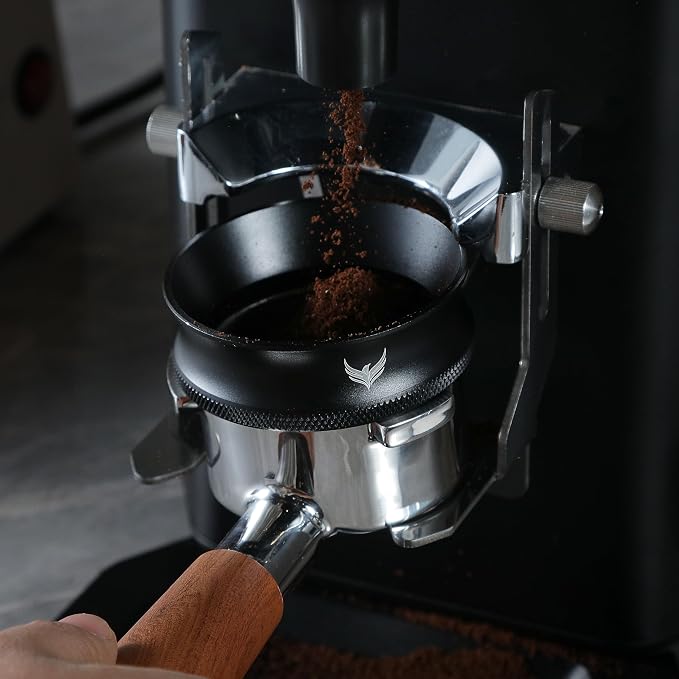 58mm Magnetic Espresso Portafilter Dosing Funnel and Puck Screen Set Coffee - Image 5