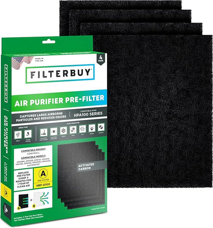Filterbuy Activated Carbon Pre-Cut Filter HRF-A100 Replacement by Filterbuy