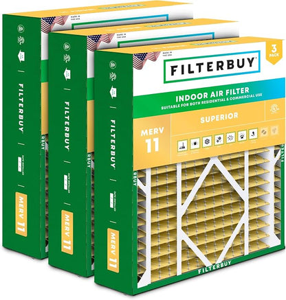 Filterbuy 20x26x5 Air Filter MERV 11 Superior Pet & Allergy Defense, Pleated by Filterbuy