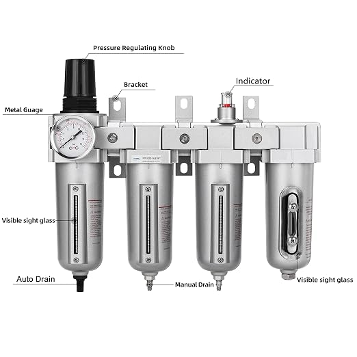 NANPU 3/4" NPT Industrial Grade 4 Stage Air Drying System - Image 3