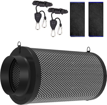6 Inch Air Carbon Filter for Grow Tent, Smellines Control - Image 8