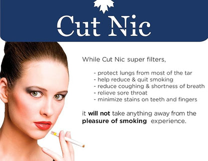 Cut-Nic 8 Hole Easy Draw Disposable Cigarette Filters - Image 7