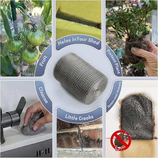 8" X 50 ft 304 Stainless Steel Mesh, Wire Mesh - Image 5