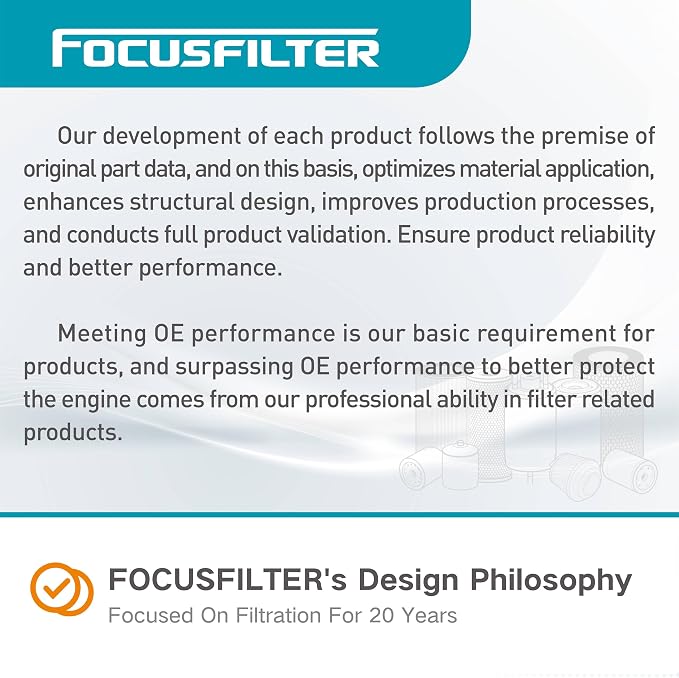 FOCUSFILTER 68079747AC OEM Grade Oil Filter Housing Cap, Compatible - Image 6