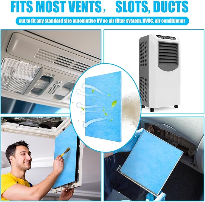 Frienda 20 x 91 Inch Merv 6 Reusable Air Vent Filter Cut to Size Electrostatic - Image 4