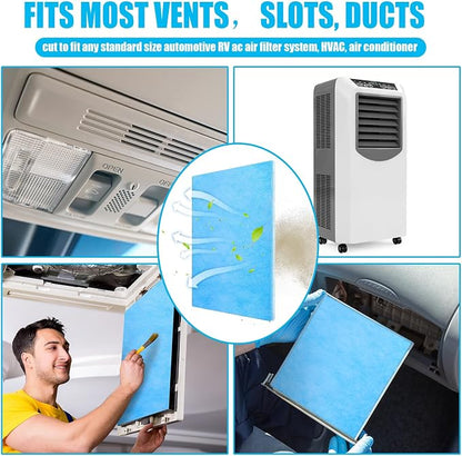 Frienda 12 x 120 Inch Merv 6 Reusable Air Vent Filter Cut to Size Electrostatic - Image 4