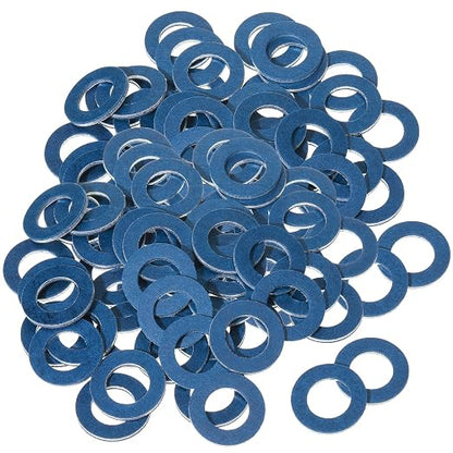 Mudder 200 Pieces Aluminum Engine Transmission Fluid Oil Crush Washers Drain - Image 7