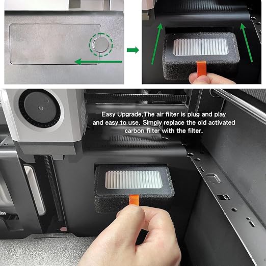 Yunseity 3D Printer Air Filter, High Efficiency Particulate Air 13 and - Image 2