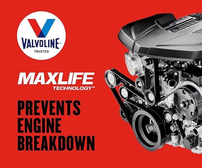 Valvoline High Mileage with MaxLife Technology 10W-30 Synthetic Blend Motor Oil - Image 4