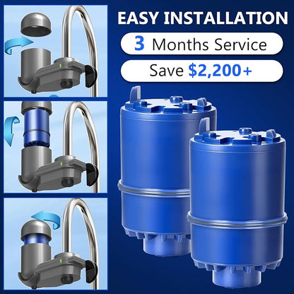 Blue Faucet Water Filter Replacement - Image 7