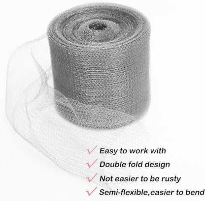 Wire Mesh for Mice Control 5 in X 36Ft, Hole Fill Fabric, Weep Holes Covers - Image 7
