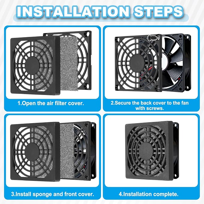 PATIKIL 150mm Fan Filter Grill - Image 5