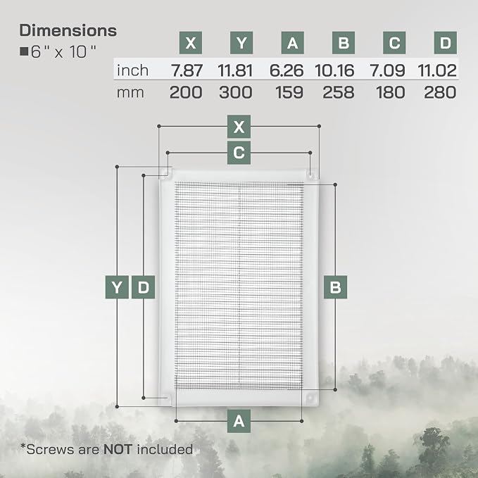 Vent Systems 6" x 10" Inch - Image 2