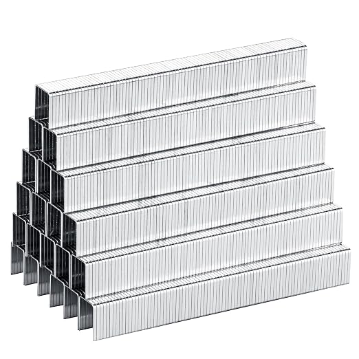meite Staple Gun Staples, 9/16 Inch Length Heavy Duty T-50 Staples, Galvanized by meite