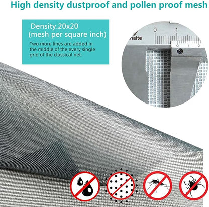 High Density dustproof and Pollen Proof net Window Screen mesh roll Used to - Image 2